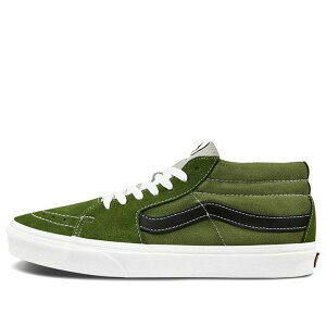 Vans �o���Y �����Y �X�j�[�J�[ �yVans Sk8-Mid Low Top skate shoes Unisex dark green VN0A3WM3WZ6�z �T�C�Y US_8.5(26.5cm)