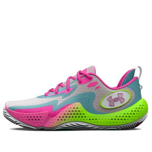 Under Armour A_[A[}[ Y Xj[J[ yUnder Armour Spawn 5 'White Lime Pink' 3026285-100z TCY US_9(27.0cm)