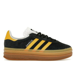 adidas �A�f�B�_�X ���f�B�[�X �X�j�[�J�[ �yadidas Gazelle Bold Black Bold Gold (Women's)�z �T�C�Y US_6(23.0cm) Core Black/Bold Gold/Cloud White