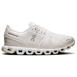 On I fB[X Xj[J[ yOn Running Cloud 6 All White (Women's)z TCY US_W_10.5 White/White