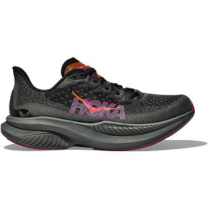 Hoka One One �z�J�I�l�I�l ���f�B�[�X �X�j�[�J�[ �yHoka One One Mach 6 Black Fuchsia (Women's)�z �T�C�Y US_7.5(24.5cm) Black/Fuchsia