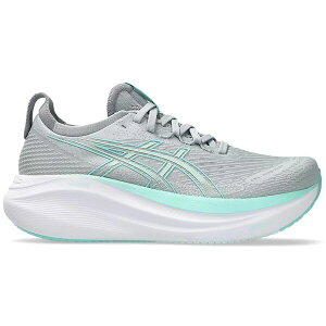 ASICS AVbNX fB[X Xj[J[ yASICS Gel-Nimbus 27 Piedmont Grey Illuminate Mint (Women's)z TCY US_8(25.0cm) Piedmont Grey/Illuminate Mint