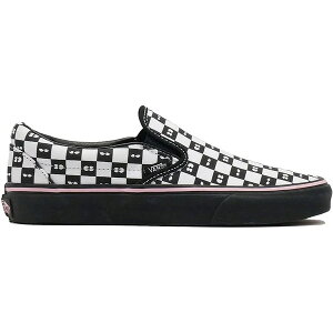 Vans oY fB[X Xj[J[ yVans Classic Slip-On Lazy Oaf Checkerboard (Women's)z TCY US_5.5(22.5cm) Black/White
