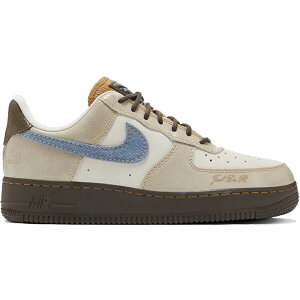 Nike iCL fB[X Xj[J[ yNike Air Force 1 Low Love and Peace (Women's)z TCY US_7(24.0cm) Brown/Cream/Blue
