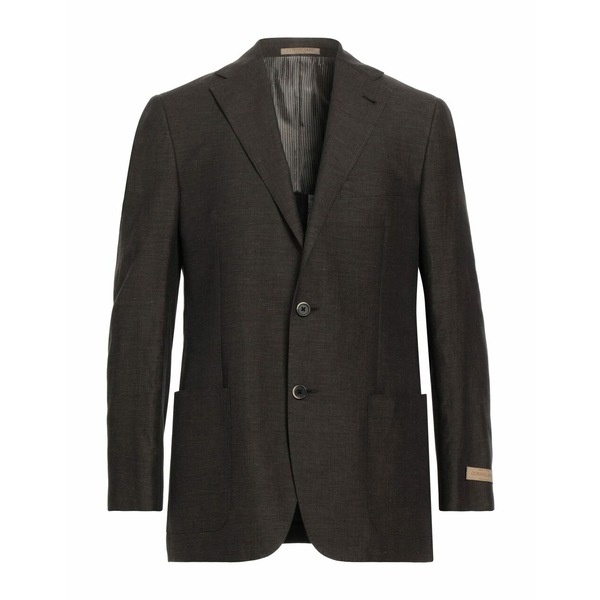 コルネリアーニ メンズ ジャケット＆ブルゾン アウター Suit jackets Dark brownのサムネイル