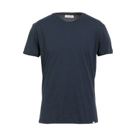 【送料無料】 オールバー ブラウン メンズ Tシャツ トップス T-shirts Blue