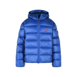 �����t���[���� �����Y �W���P�b�g���u���]�� �A�E�^�[ The hawthorne flag drawstring logo-embroidery jacket Blue