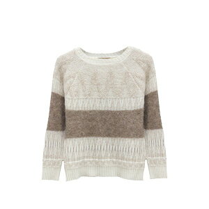 �}���A �x�����^�[�j ���f�B�[�X �j�b�g&�Z�[�^�[ �A�E�^�[ Geometric-patterned stripe-detail sweater Neutrals