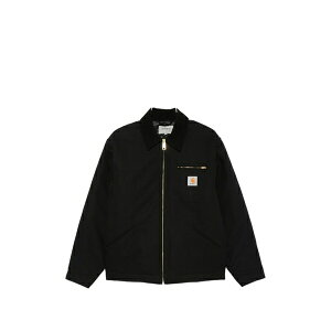 �J�[�n�[�g �����Y �W���P�b�g���u���]�� �A�E�^�[ Og detroit logo-patch zip-up shirt jacket Black