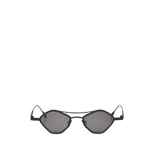 �J�|�[�e�B �����Y �T���O���X�E�A�C�E�F�A �A�N�Z�T���[ Geometric-frame double-bridge sunglasses Black