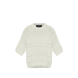 �t�@�r�A�i �t�B���b�s ���f�B�[�X �j�b�g&�Z�[�^�[ �A�E�^�[ Sequin-embellished stripe-detail sweater Neutrals