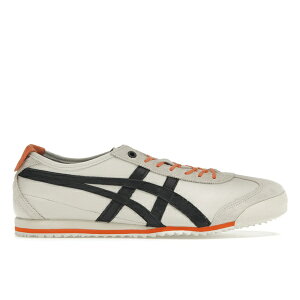 ASICS �A�V�b�N�X �����Y �X�j�[�J�[ �yOnitsuka Tiger Mexico 66 SD Cream Black Orange�z �T�C�Y US_8(26.0cm) Cream/Black