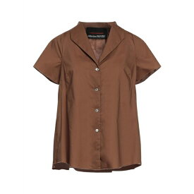 【送料無料】 コレクション プリヴェ レディース シャツ トップス Shirts Brown