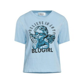【送料無料】 ブルーガール レディース Tシャツ トップス T-shirts Sky blue
