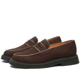 アーペーセー メンズ スリッポン・ローファー シューズ A.P.C. Gael Suede Loafer Brown