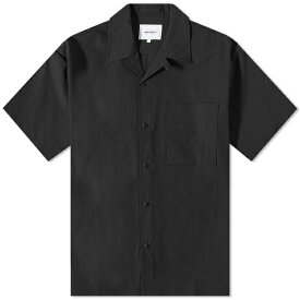ノースプロジェクト メンズ シャツ トップス Norse Projects Carsten Travel Light Short Sleeve Shirt Black