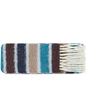 アクネ ストゥディオズ メンズ マフラー・ストール・スカーフ アクセサリー Acne Studios Vesuvio Stripe Scarf Blue