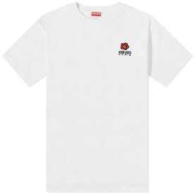 ケンゾー メンズ Tシャツ トップス Kenzo Crest Logo T-Shirt White