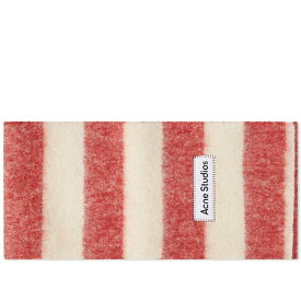 アクネ ストゥディオズ メンズ マフラー・ストール・スカーフ アクセサリー Acne Studios Vally Breton Scarf Red