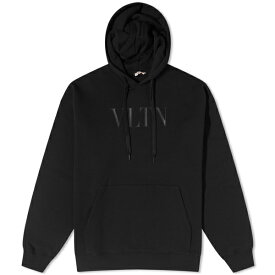 ヴァレンティノ メンズ パーカー・スウェットシャツ アウター Valentino VLTN Popover Hoodie Black