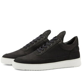 フィリングピース メンズ スニーカー シューズ Filling Pieces Low Top Sneaker Black