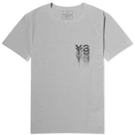 ワイスリー メンズ Tシャツ トップス Y-3 Run Short Sleeved T-shirt Grey