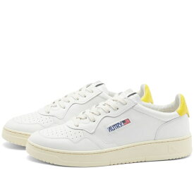 オートリー メンズ スニーカー シューズ Autry 01 Low Leather Sneaker White
