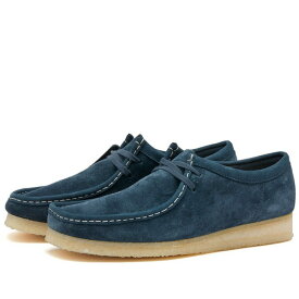 クラークス メンズ スニーカー シューズ Clarks Originals Wallabee Blue