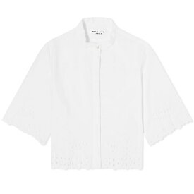 イザベルマラン レディース シャツ トップス Isabel Marant toile Rommy Cropped Shirt White