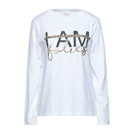 【送料無料】 ブルーガール レディース Tシャツ トップス T-shirts White