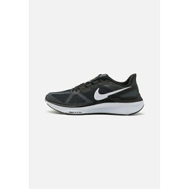 ナイキ レディース テニス スポーツ AIR ZOOM STRUCTURE 25 - Stabilty running shoes - black/white/dark smoke grey