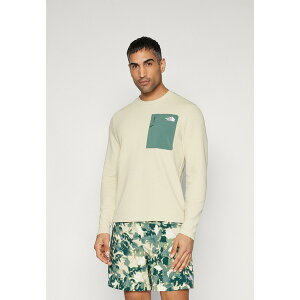 �m�[�X�t�F�C�X �����Y T�V���c �g�b�v�X KECHA CREW - Long sleeved top - gravel/duck green