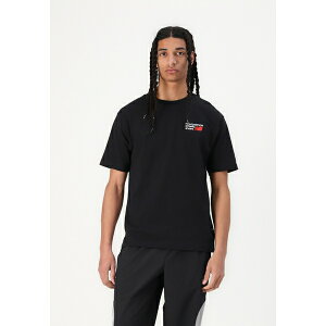 j[oX Y T_ V[Y ATHLETICS PREMIUM LOGO - Basic T-shirt - black