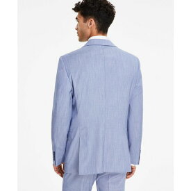 ダナ キャラン ニューヨーク メンズ ジャケット＆ブルゾン アウター Men's Modern-Fit Light Blue Neat Suit Separate Jacket Light Blue