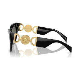 ヴェルサーチ レディース サングラス＆アイウェア アクセサリー Women's Sunglasses, VE4440U Black