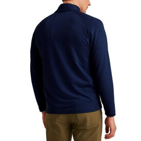 ボノボス メンズ シャツ トップス Men's Long Sleeve Half-Zip Pullover Sweatshirt Navy