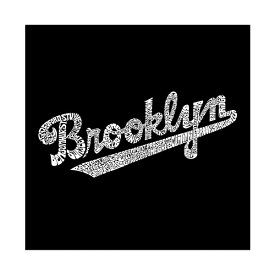 エルエーポップアート レディース トートバッグ バッグ Brooklyn Neighborhoods - Small Word Art Tote Bag Black