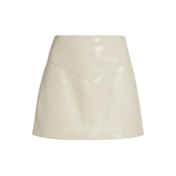 プロエンザ スクーラー ホワイト レーベル レディース スカート ボトムス A-Line Vinyl Miniskirt fawnのサムネイル