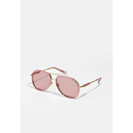 ヴェルサーチ メンズ サングラス・アイウェア アクセサリー UNISEX - Sunglasses - pink transparent