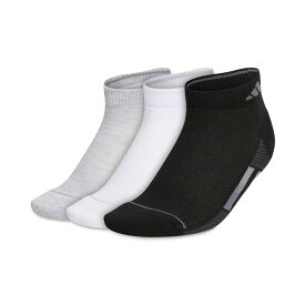 アディダス レディース 靴下 アンダーウェア Women's 3-Pk. Superlite 3-Stripe Low Cut Socks Black/white/cool Light Heather