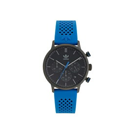 アディダス レディース 腕時計 アクセサリー Unisex Chrono Code One Chrono Blue Silicone Strap Watch 40mm Blue