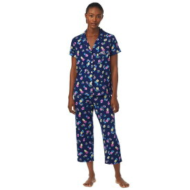 ラルフローレン レディース 帽子 アクセサリー Women's 2-Pc. Printed Capri Pajamas Set Navy Print