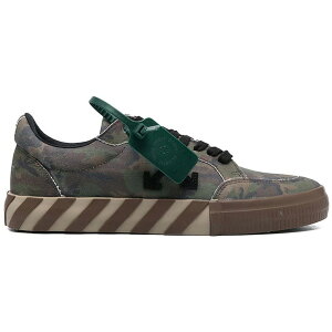 OFF-WHITE �I�t�z���C�g �����Y �X�j�[�J�[ �yOFF-WHITE Vulc Low Camouflage Brown�z �T�C�Y US_9(27.0cm) Green/Brown