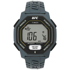 ^CbNX Y rv ANZT[ UFC Men's Spark Digital Gray Polyurethane Watch, 46mm Gray