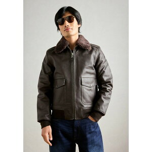 XRbg Y WPbgu] AE^[ FLY 2-IN-1 - Bomber Jacket - brown