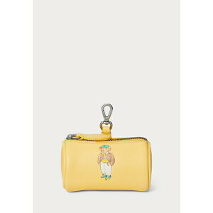 t[ fB[X z ANZT[ POLO BEAR LEATHER CYLINDER COIN POUCH - Wallet - lemon meringue