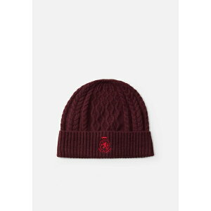 g~[ qtBK[ fB[X Xq ANZT[ CREST BEANIE UNISEX - Beanie - deep burgund/blue