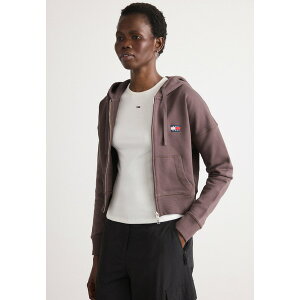 g~[qtBK[ fB[X p[J[EXEFbgVc AE^[ ZIP HOODIE - Zip-up sweatshirt - black walnut