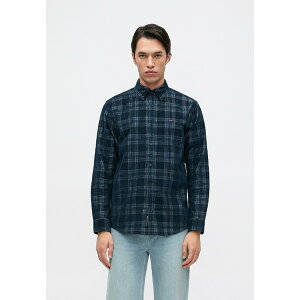 g~[qtBK[ Y Vc gbvX CHECK SHIRT - Shirt - dark night navy