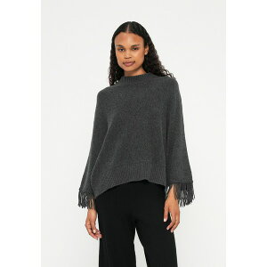 Gt eB V[ JV~A fB[X jbg&Z[^[ AE^[ PONCHO - Jumper - charcoal